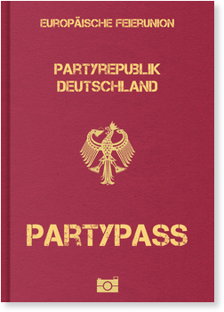 Partypass Einladungskarten Geburtstag