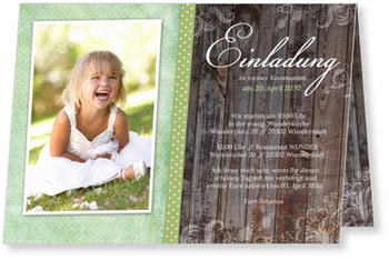 Wunderbare Kommunion Einladungskarten Kommunion