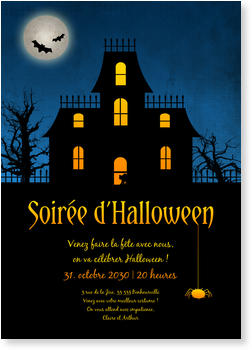 Carte Invitation Halloween Bonnyprints Fr