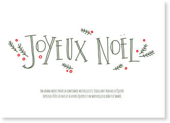 Carte Noel Entreprise Bonnyprints Fr