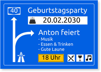 Einladungskarten 40 Geburtstag Lieferzeit 1 2 Werktage