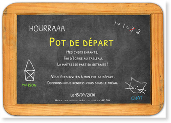 Message Invitation Pot De Départ Retraite