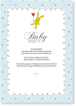 Einladungskarten Babyparty Jetzt Gratis Muster Bestellen