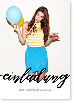 Stylish Einladungskarten Geburtstag