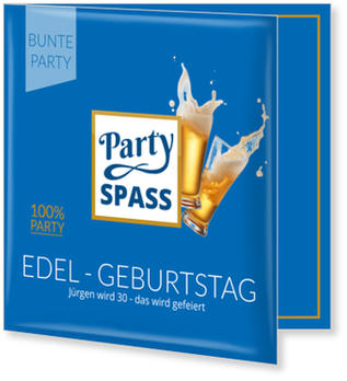 Partyspass Einladungskarten Geburtstag