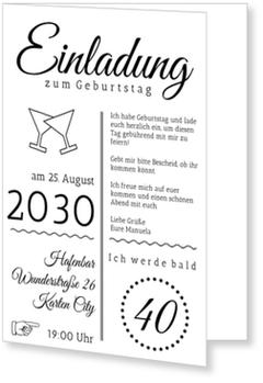 Vintage Einladung Einladungskarten Geburtstag