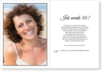 Vintage Einladung Einladungskarten 50 Geburtstag