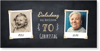 Ich Ich Einladungskarten 70 Geburtstag