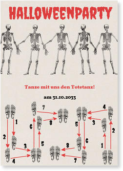 Halloween Einladung Schneller Kostenloser Versand